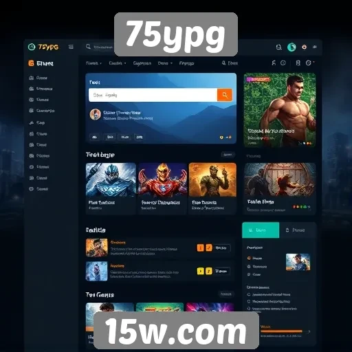 Análise da interface do usuário no site 75ypg
